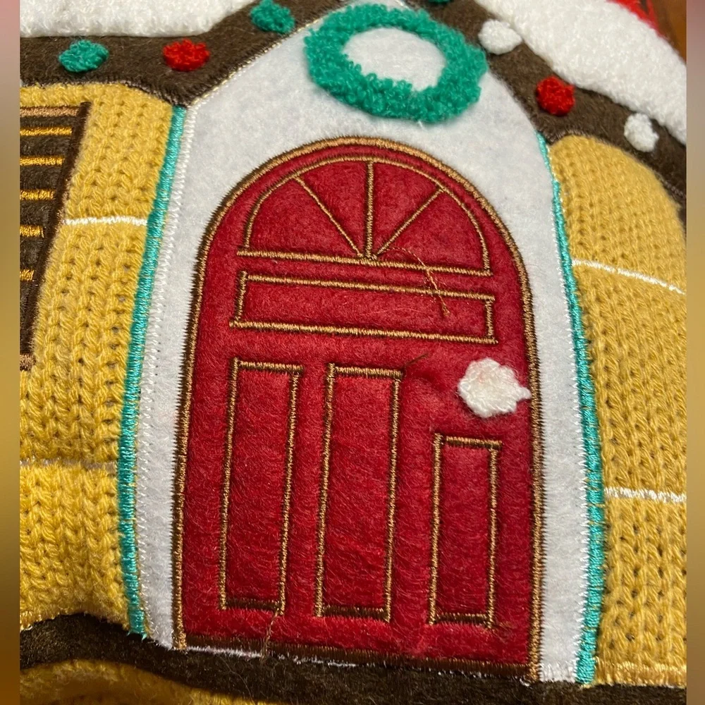Wondershop Christmas home for the holidays pillow. 12x12.